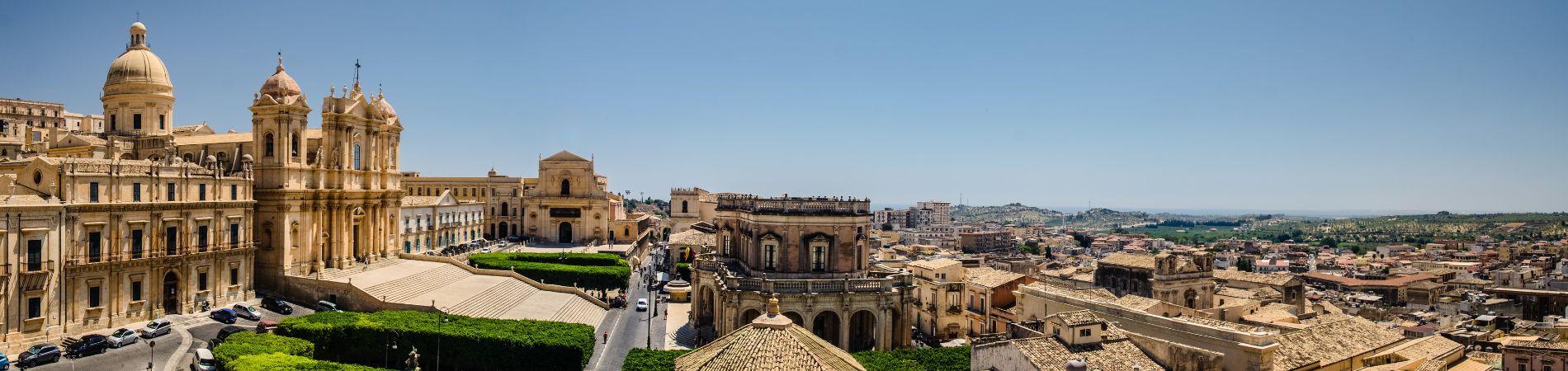 Noto – Barockstadt aus hellem Stein im Val di Noto
