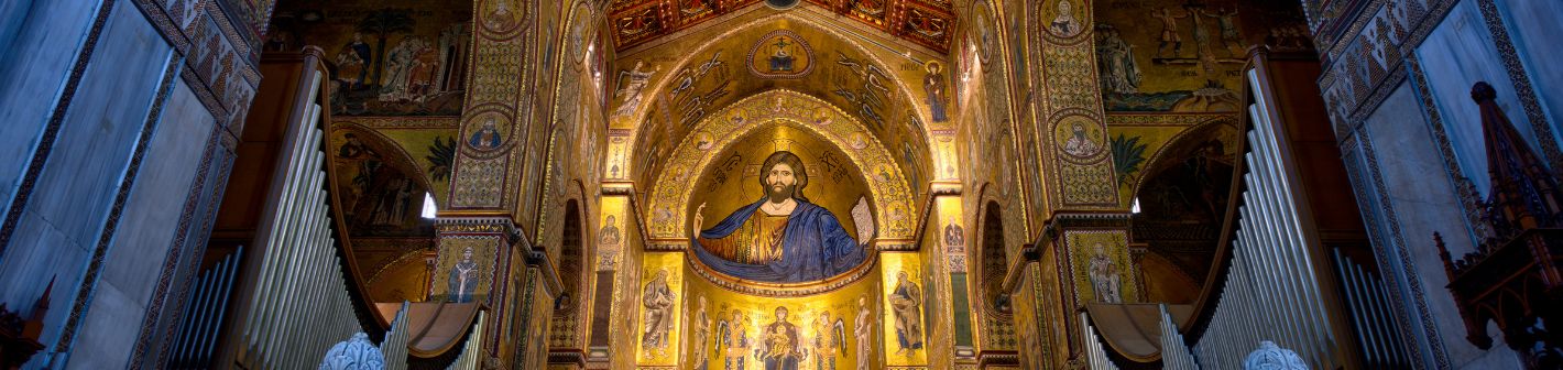 Dom von Monreale mit goldenen Mosaiken und normannisch-arabischer Architektur