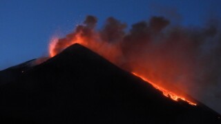 Etna's Southeast Crater erupts, 18 April 2025 Etna's Southeast Crater erupts, 18 April 2025