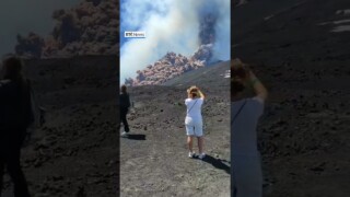 Trinity students caught in Mount Etna eruption amid panic Trinity students caught in Mount Etna eruption amid panic
