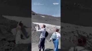 Mount Etna erupts with massive cloud of ash and hot lava Mount Etna erupts with massive cloud of ash and hot lava